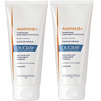 Дюкрей АНАФАЗ Шампунь стимулирующий для ослабленных, выпадающих волос НАБОР 2 упаковки по 200 мл Ducray Anaphase+ Shampooing 
